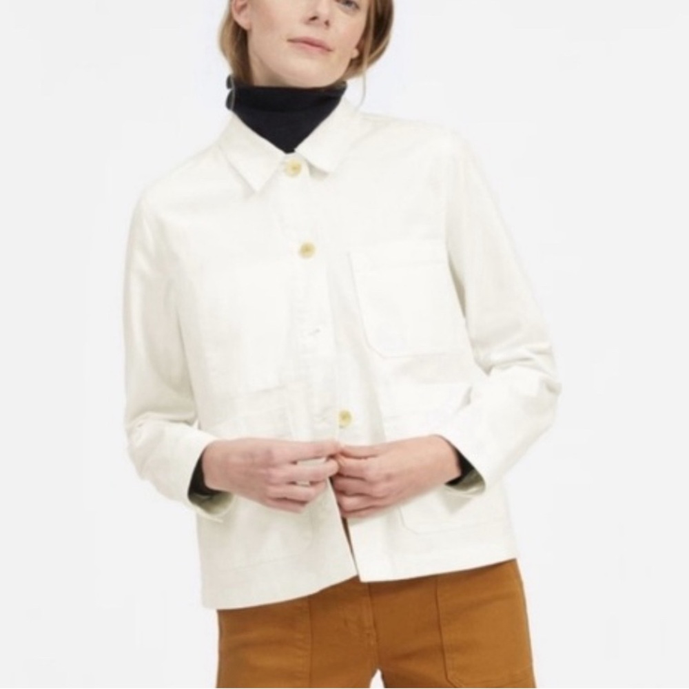 Everlane Women's Utility Jacket in Cream